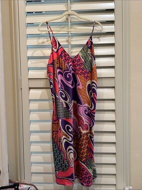 Natori XL Abstract Print Slip